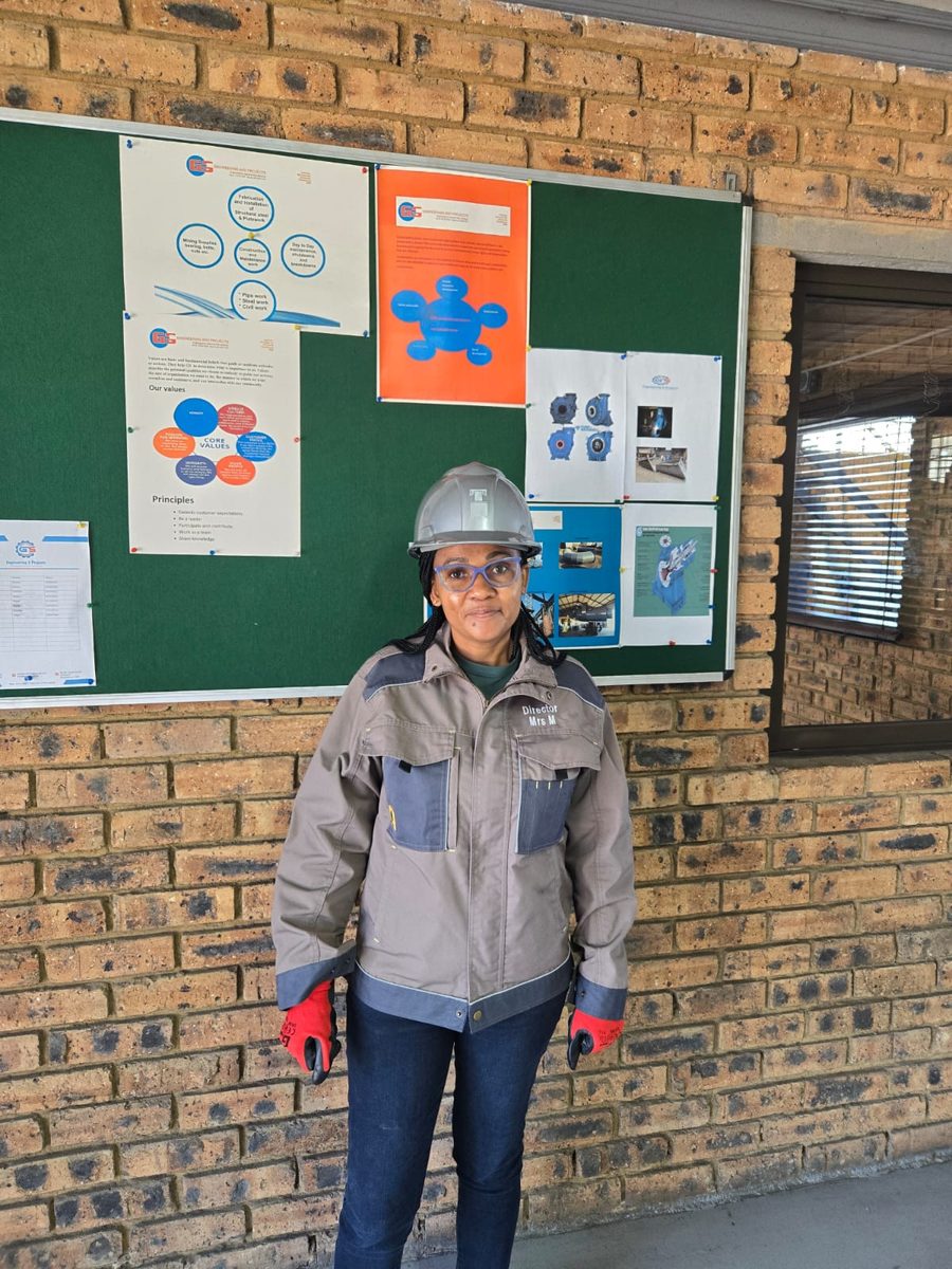 Ms. M.E. Mbewe, Founder and CEO of GS Engineering and Projects